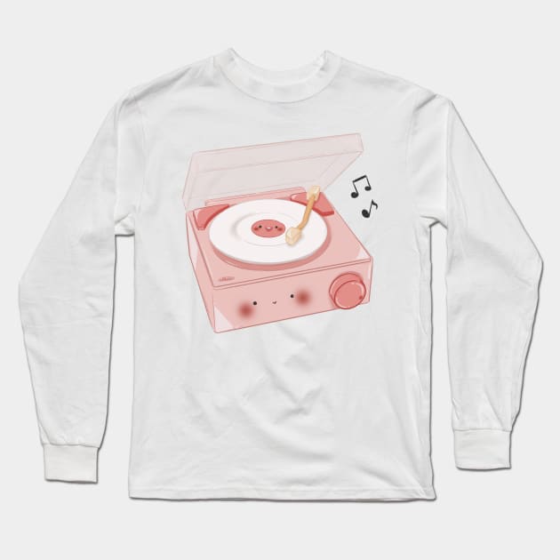 Cute music box Long Sleeve T-Shirt by Dsanstudio